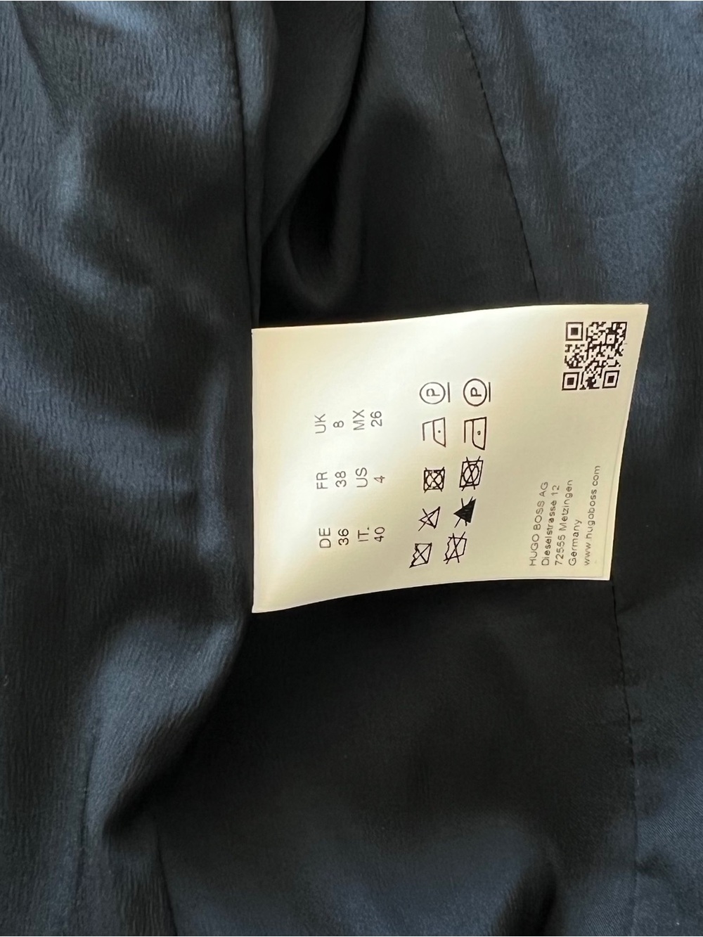Boss Charcoal Gray Notch Lapel Two-Button Blazer - Picture 5 of 5